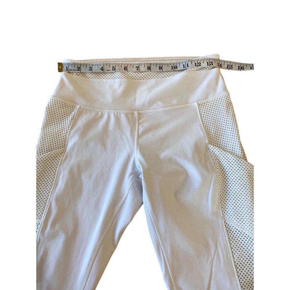 Lululemon Keep Score Tight 28" White Mesh Ventilation Legging *No size tag 8/10? - Picture 13 of 13